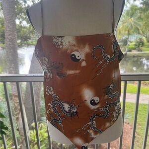 J for Justify Brown Dragon Print Swim Coverup